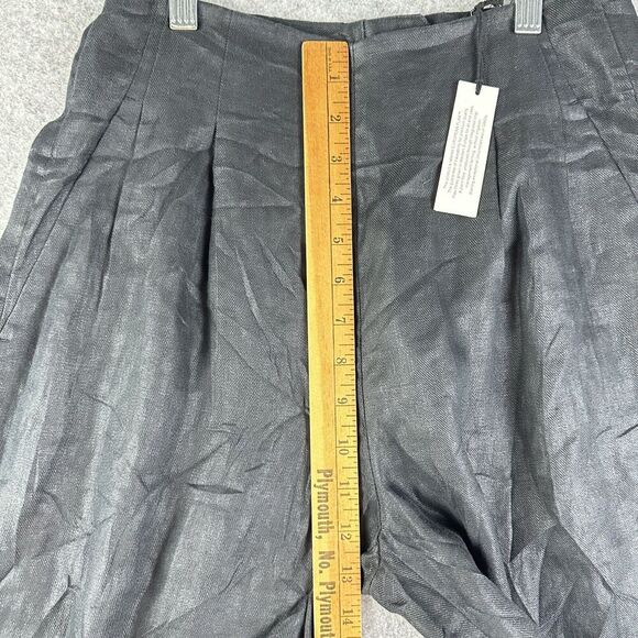 Banana Republic European Flax Linen Pants Womens 0 High Rise Volume Wide Leg NEW - Picture 15 of 16